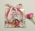 Baby shower Card with Glass Bangles