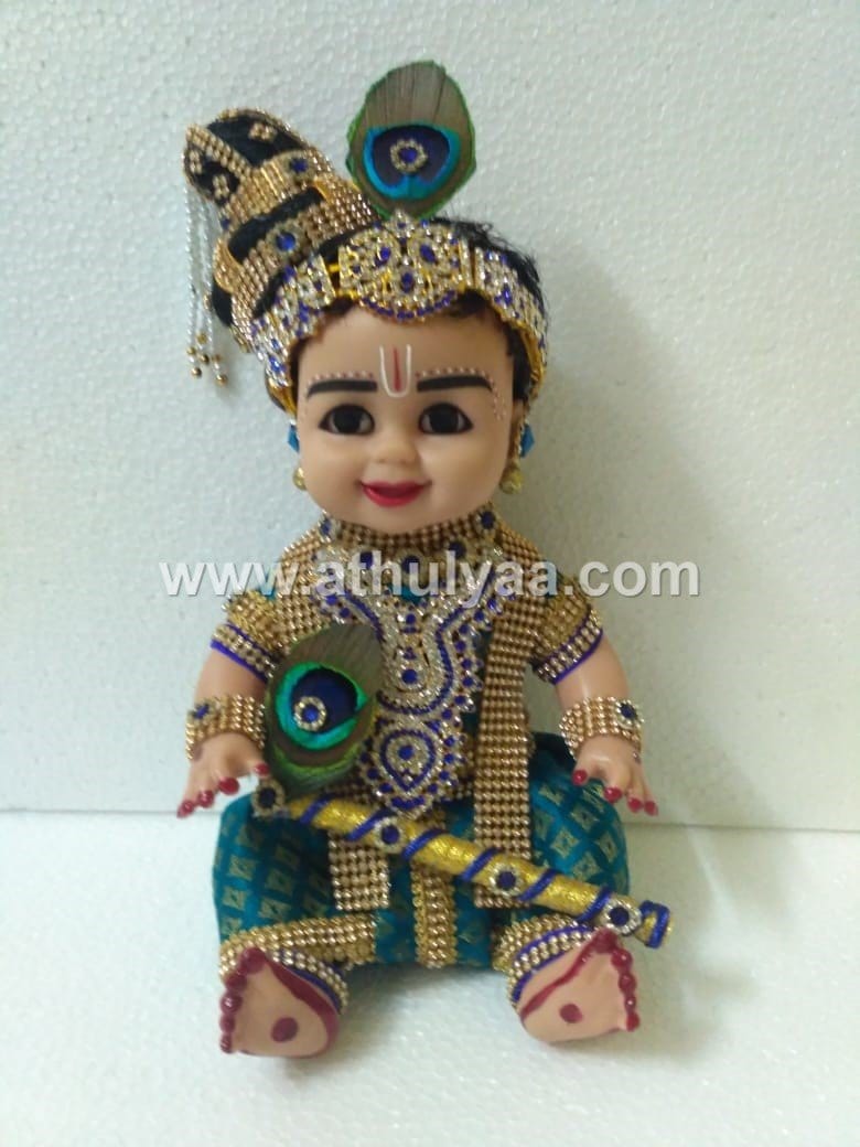 Ayush homam / 1st birthday smiling Krishna doll