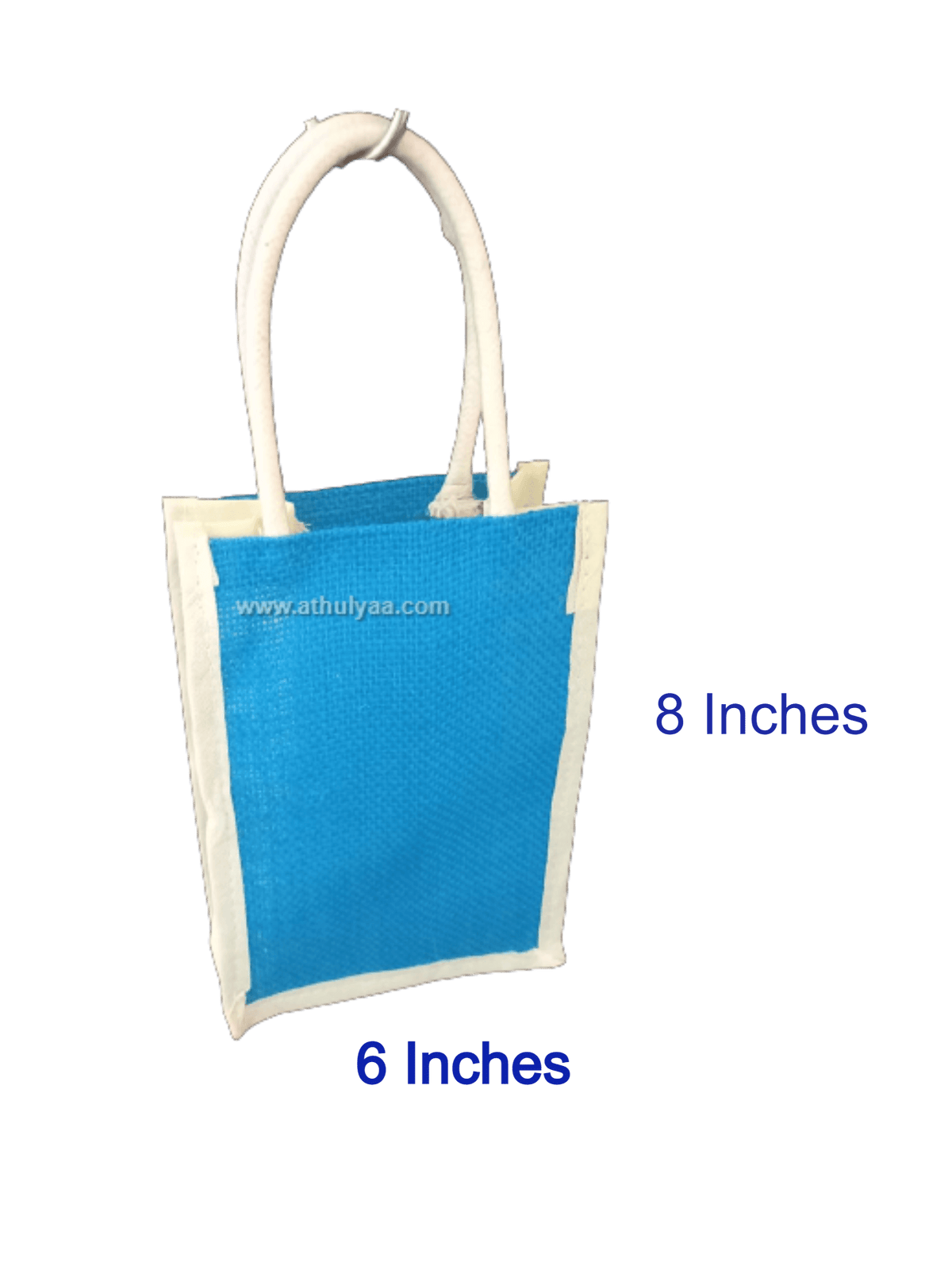 Mini Jute Bag with Ganesha Thank you Print