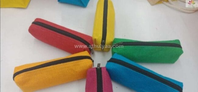 Jute Pencil Pouches
