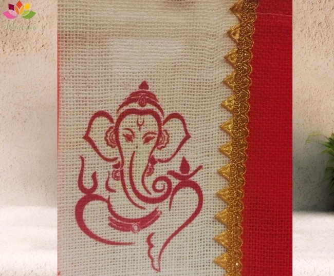 Ganesh Printed Jute Bag