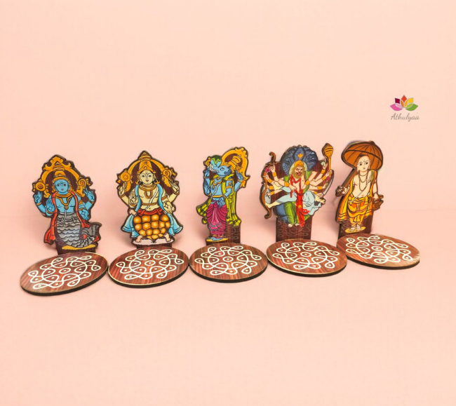 Dasavataram Diya Holder