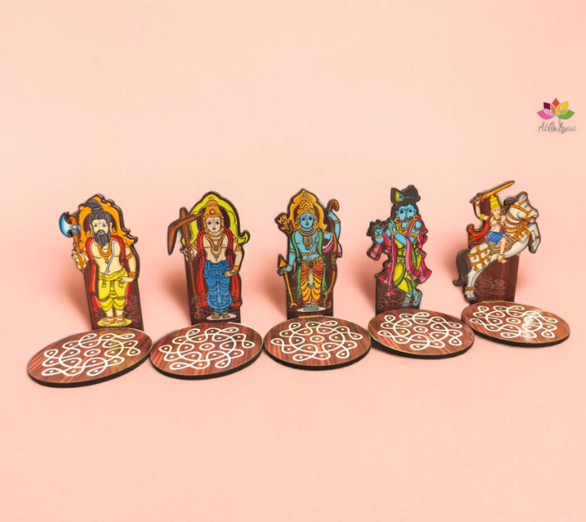Dasavataram Diya Holder