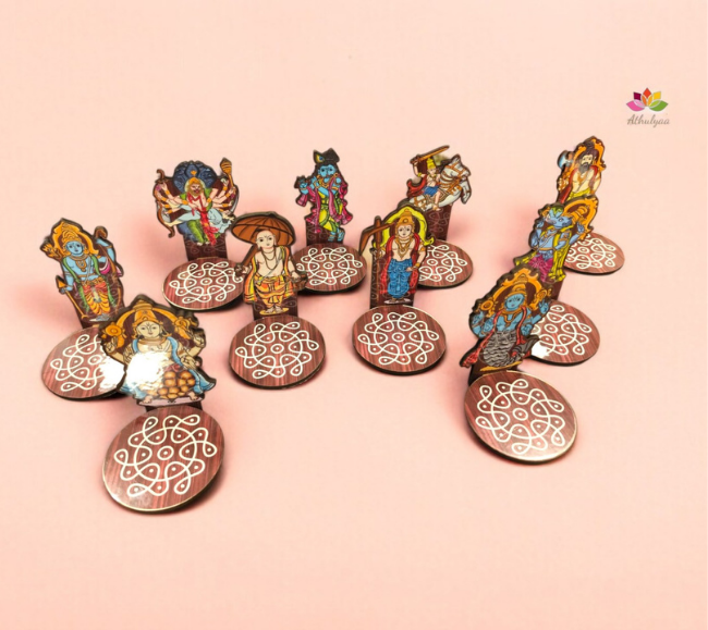 Dasavataram Diya Holder