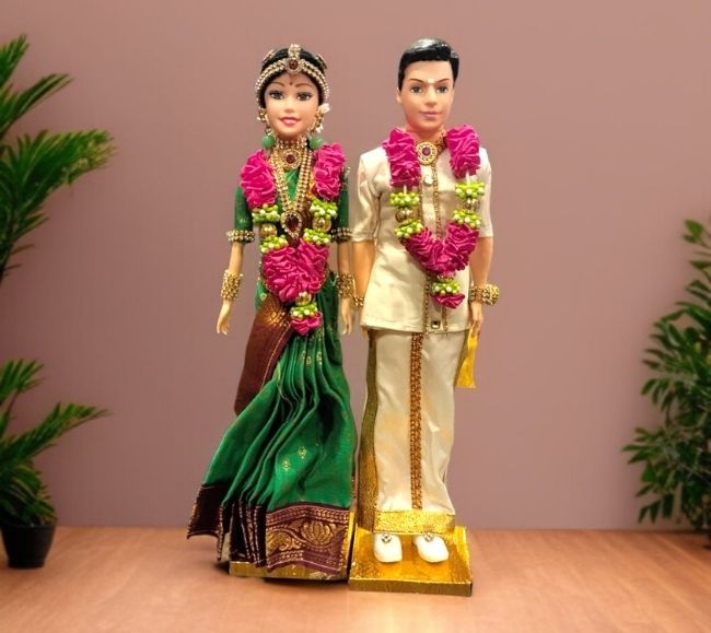 Tamil wedding Bride and Groom Doll