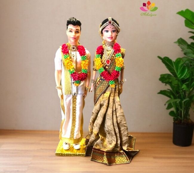 Tamil wedding Bride and Groom Doll