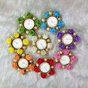 Floral Candle Diya Holders