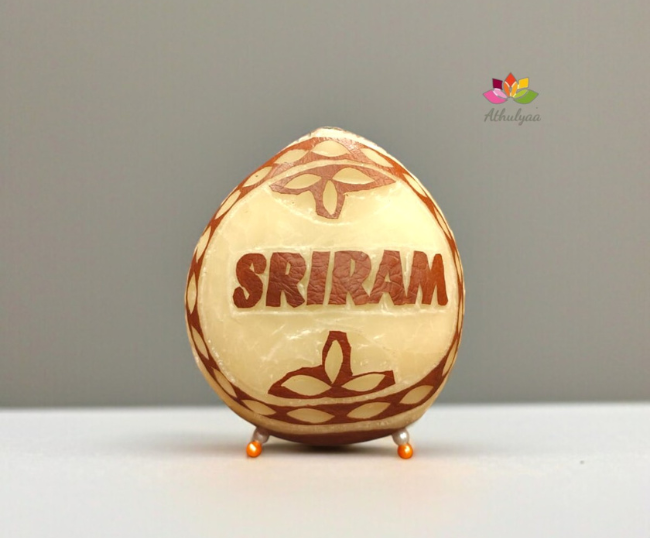 Hand Carved Dry Coconut Artwork