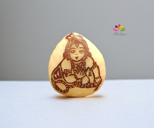 Hand Carved Dry Coconut Artwork