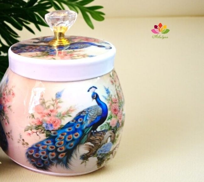 Peacock dry fruit box