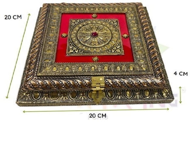 Velvet Rajwadi Dry fruit box