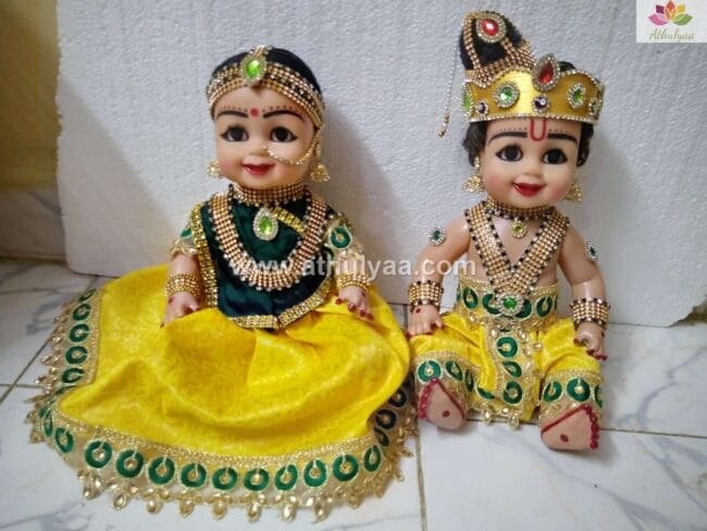 Radha Krishna wedding Couple Dolls