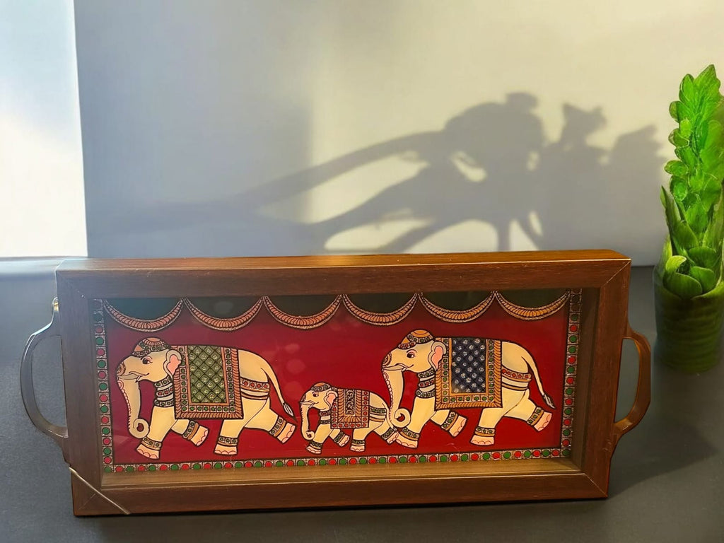 Tanjore Style Painting tray