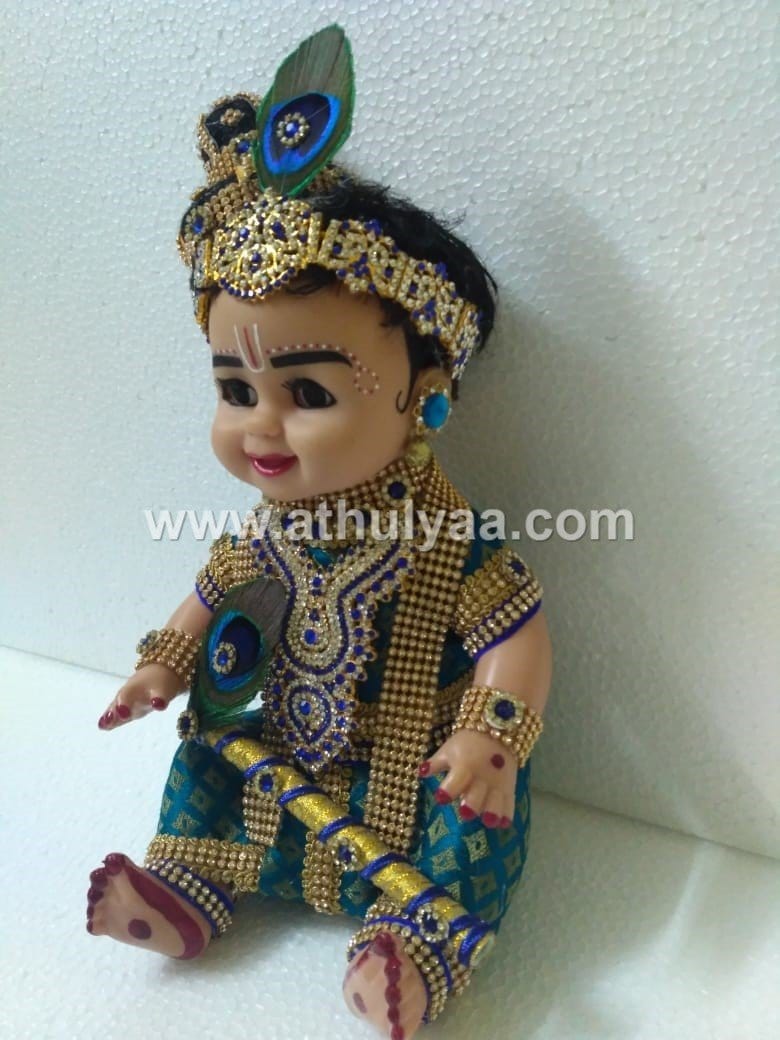 Ayush homam / 1st birthday smiling Krishna doll