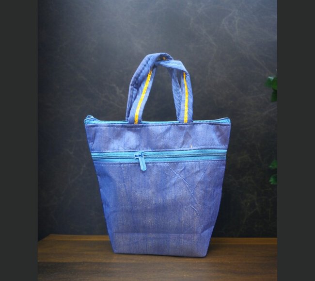 Madhubani Peacock Printed Handbag