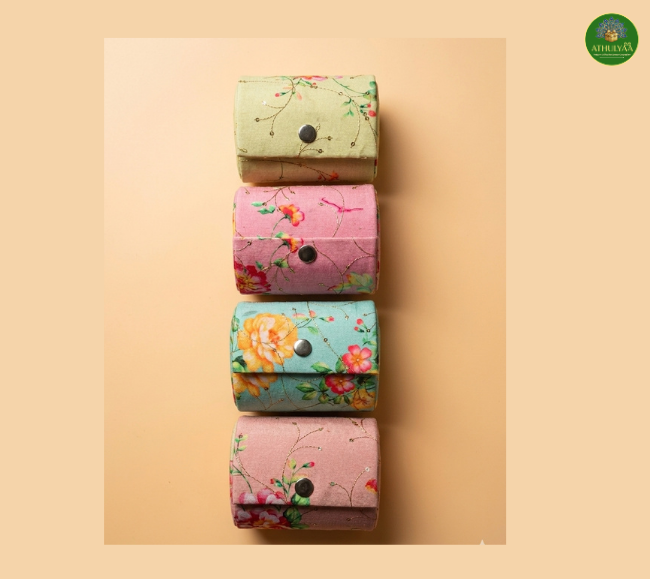 Floral pastel bangle box