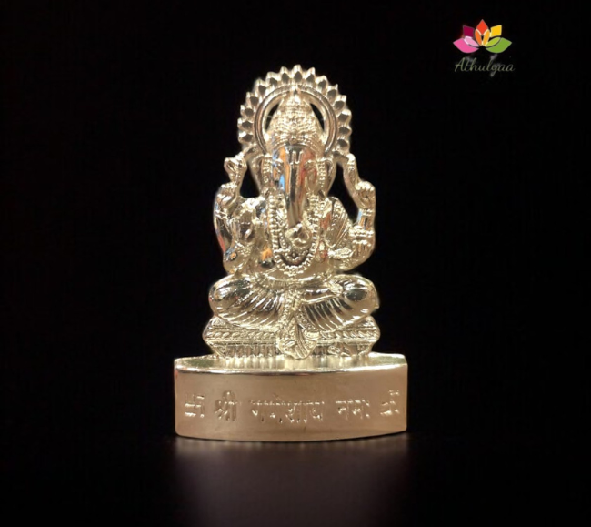 Ganesh Idol - silver