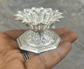 German Silver lotus base deepam