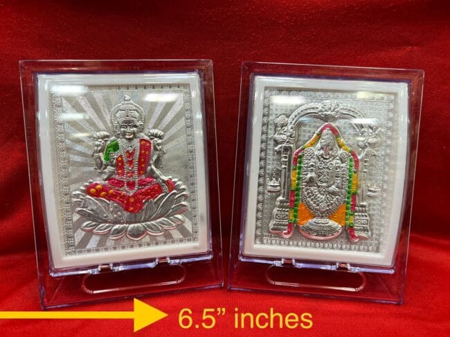 Silver Finish God In Acrylic Frame