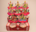 Ashtalakshmi Diya Holder With Kolam Golu Step