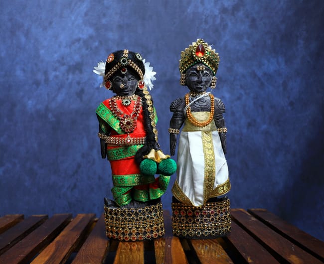 Iyer Wedding Couple Marapachi doll