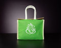Jute Lunch Bag With multi colour Ganesh Print