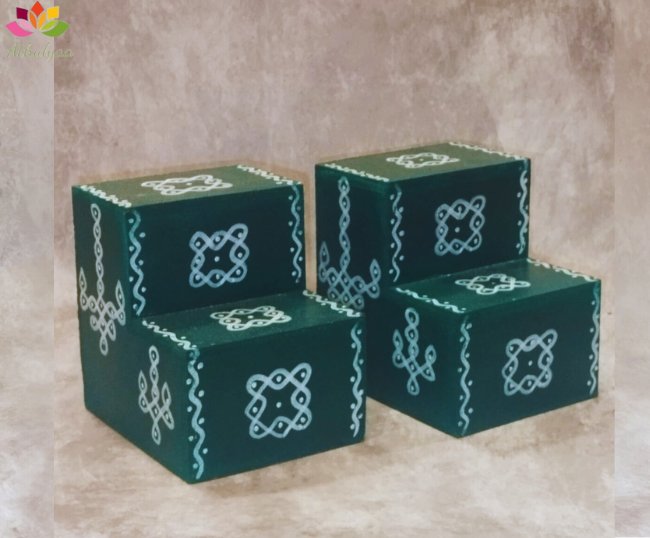 Kolam Diya padi - 2 StepsF
