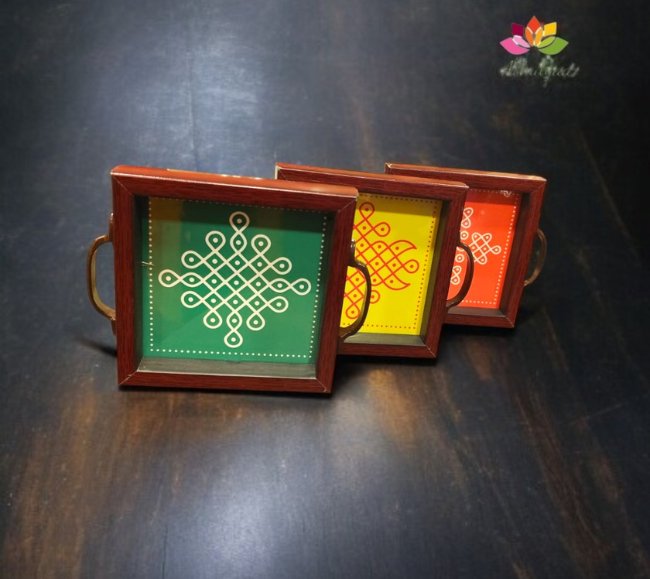 Tradition Touch Kolam Tray