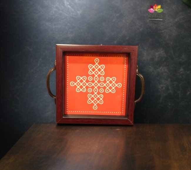 Tradition Touch Kolam Tray