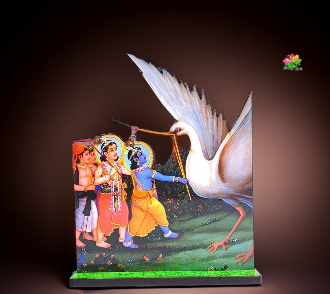 Krishna Leela Cutout
