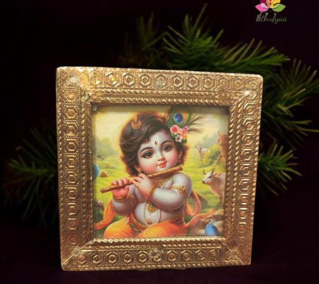 Krishna Print jewellery box