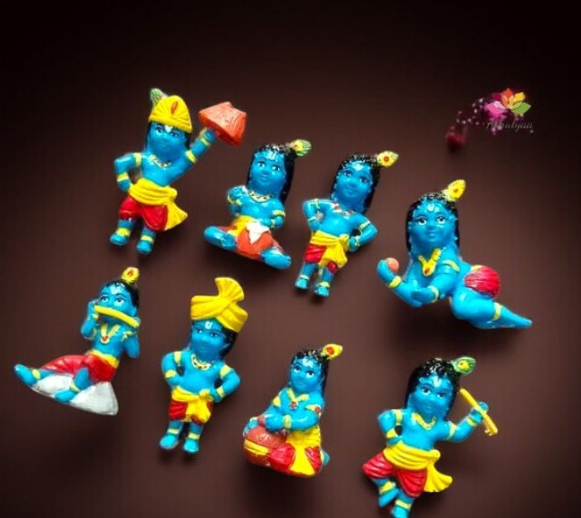 Krishna Leela Set With Stand Combo
