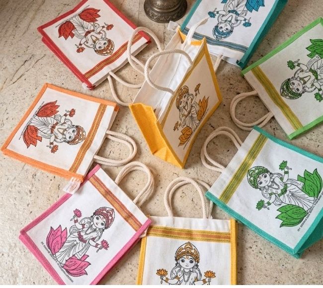 Lakshmi Devi jute bag