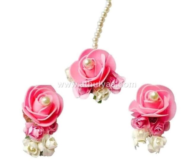 Maang Tikkaand Ear Ring Combo