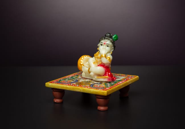Marble Krishna Chowki