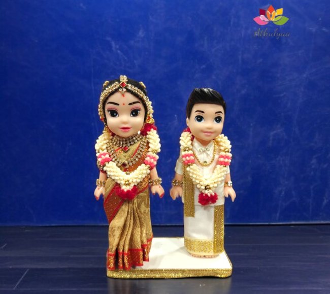 Tamil Bride and Groom Doll