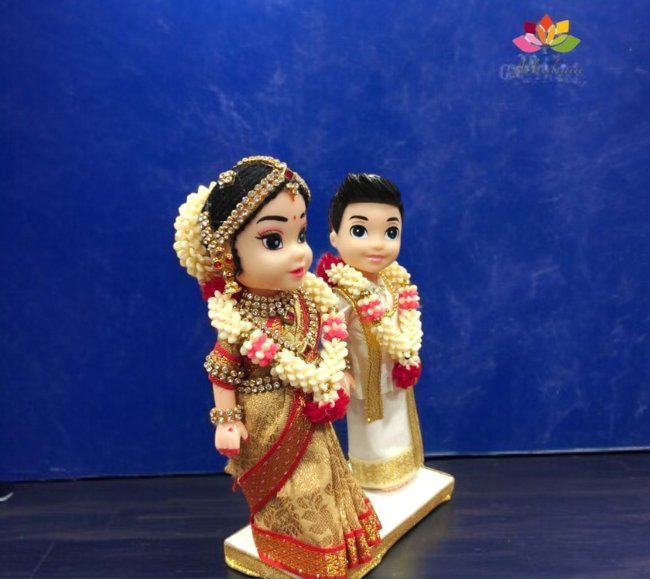 Tamil Bride and Groom Doll