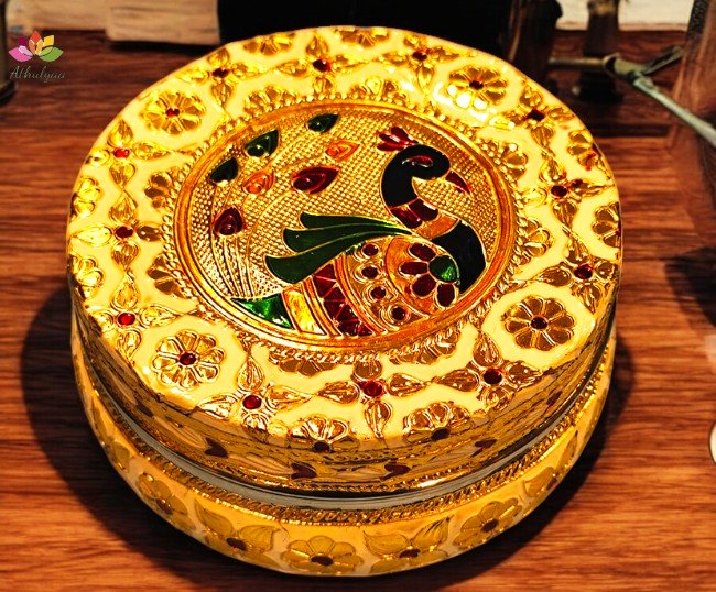 New Peacock Minakari Box