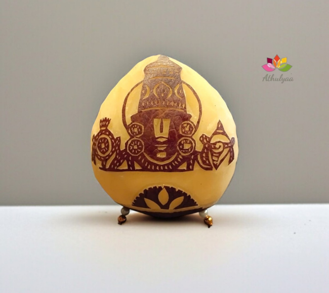 Hand Carved Dry Coconut Artwork