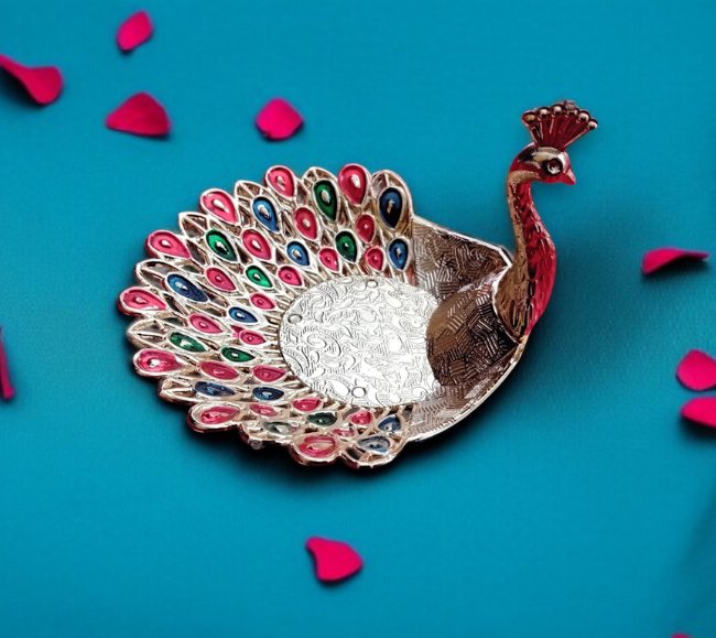 Peacock Dry fruit bowl-small