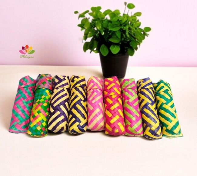 Palm Leaf Pencil Box- slim