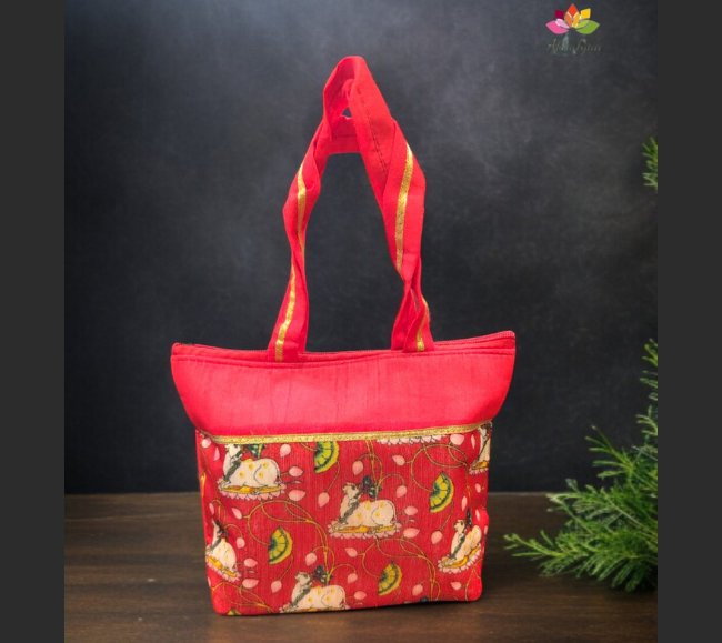 Pichwai printed Fancy Bag