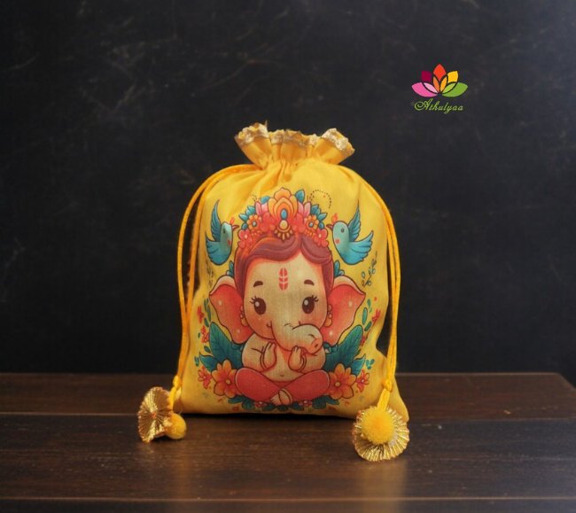 Cartoon Ganesh Potli