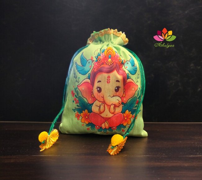 Cartoon Ganesh Potli