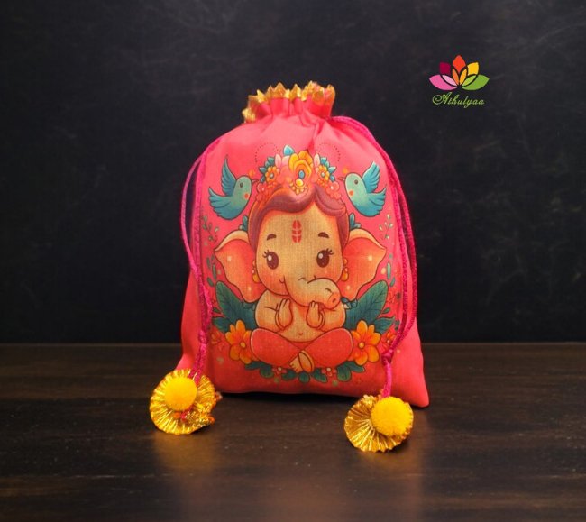 Cartoon Ganesh Potli