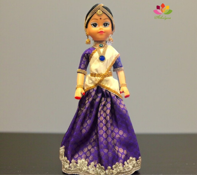 Half Saree or Puberty Function Doll
