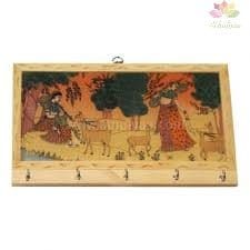 Gemstone Painting Key Holder