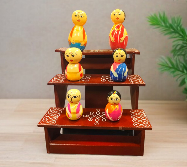 3 Generation Dolls set with Step