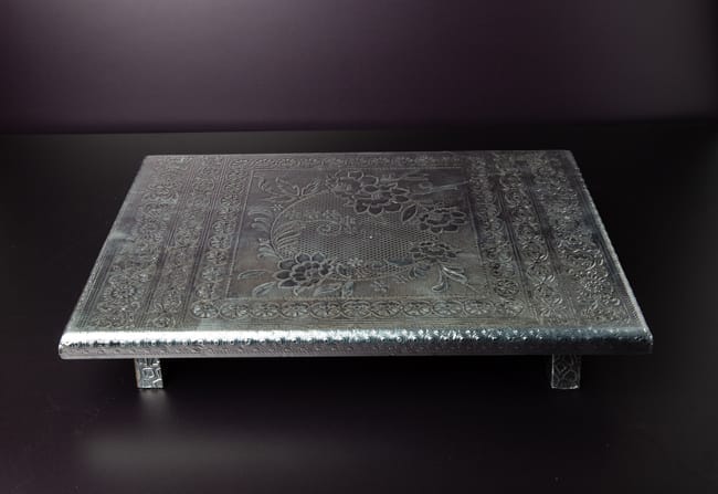 Silver foil Chowki/Manai
