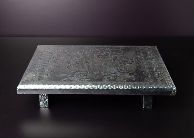 Silver foil Chowki/Manai
